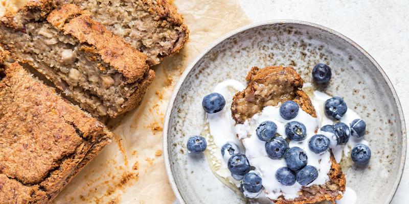 Deliciously Ella's Banana Muesli Loaf Cake