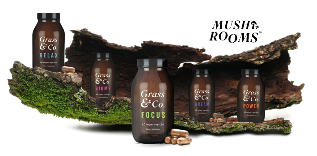 Grass & Co. CBD Oils & Functional Mushrooms