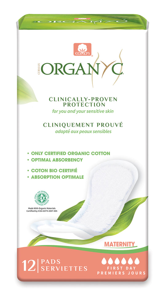 Organyc Maternity Pads 12pc