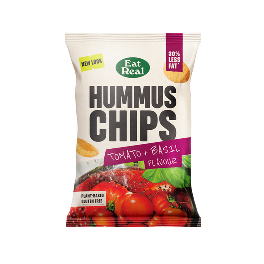 Eat Real Hummus Tomato Basil Chips 110g