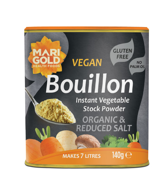 Marigold Organic Low Salt Vegan Bouillon Powder 140g