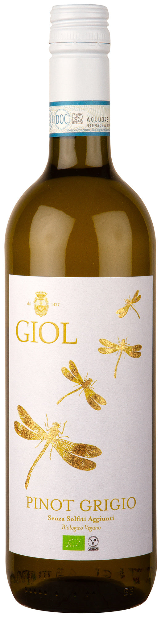 Giol Pinot Grigio No Added Sulphur (12.5% Vol.) 750ml