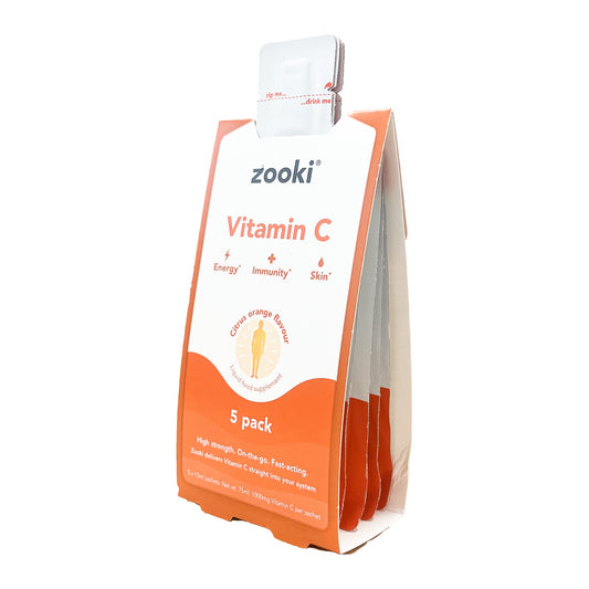 Zooki Vitamin C Citrus Orange 5x15ml Sachets