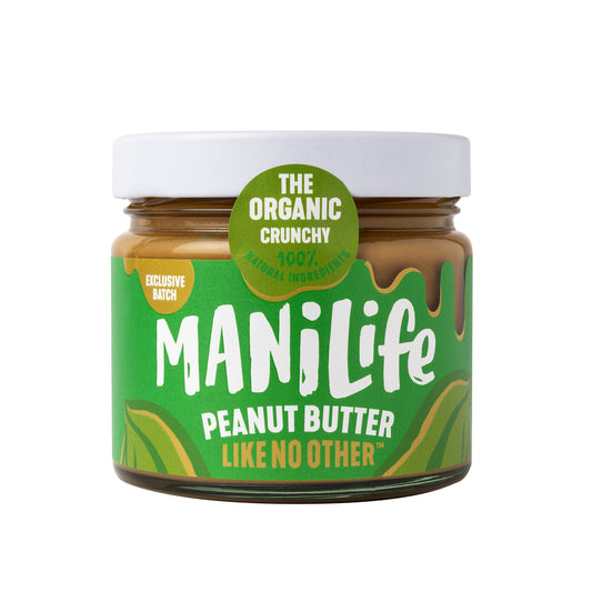 ManiLife Organic Crunchy Peanut Butter 275g