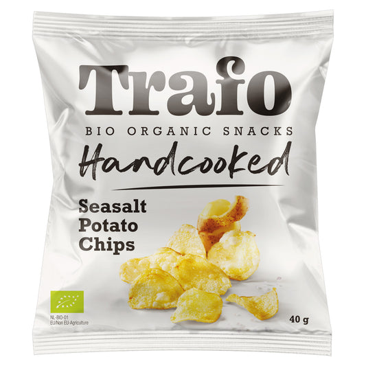 Trafo Handcooked Crisps Seasalt 40g