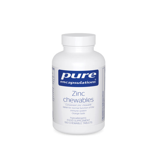 Pure Encapsulations Zinc Chewables 100 tabs