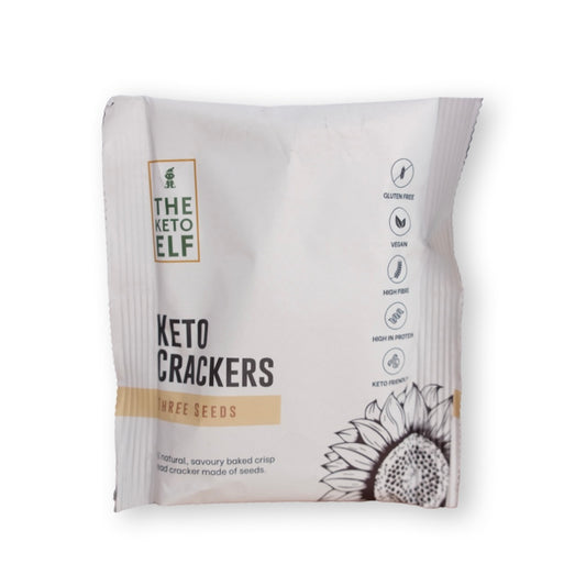 Keto Elf Three Seeds Keto Crackers 30g