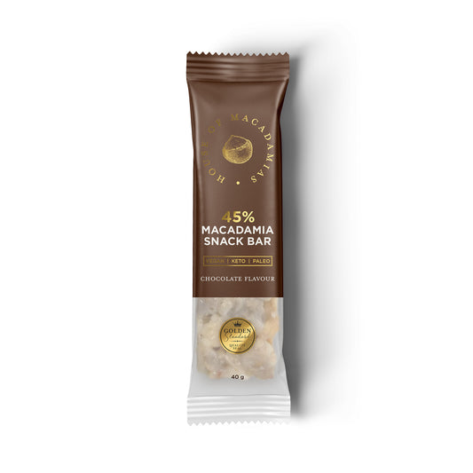 House of Macadamias Chocolate Macadamia Snackbar 40g