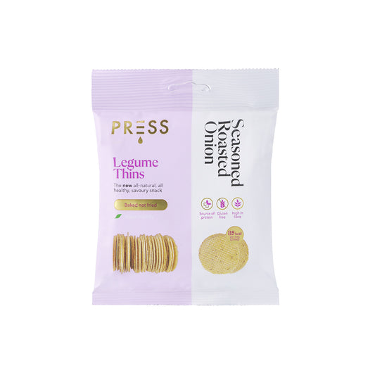 PRESS Roasted Onion Legume Thins 20g