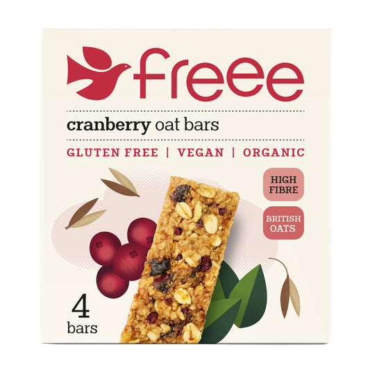 Freee Cranberry Oat Bar 4x35g