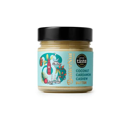 ButterNut of London Coconut Cardamom Cashew Butter 180g