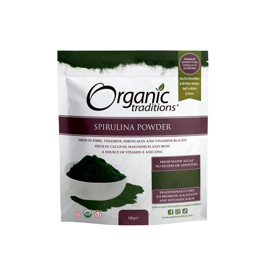 Organic Traditions Spirulina Powder 150g