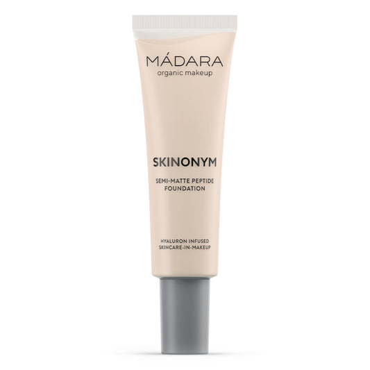 MADARA SKINONYM Semi-Matte Peptide Foundation #10 PORCELAIN 30ml