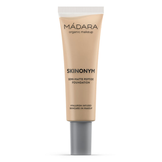 MADARA SKINONYM Semi-Matte Peptide Foundation, #35 TRUE BEIGE 30ml