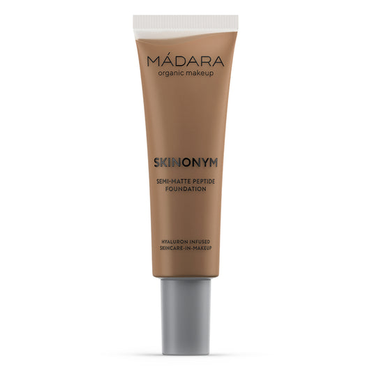 MADARA SKINONYM Semi-Matte Peptide Foundation, #80 FUDGE 30ml