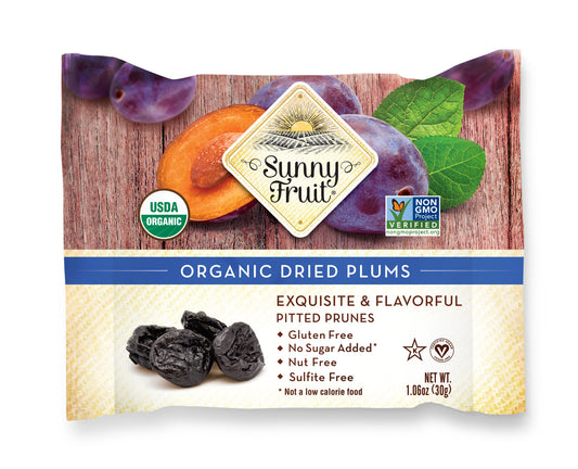 Sunny Fruit Dried Soft Plums Organic 30g