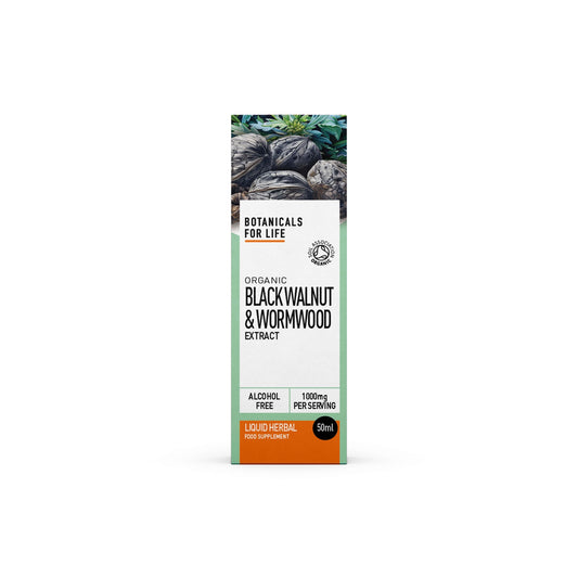 Botanicals For Life Organic Black Walnut & Wormwood Extract 50ml