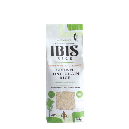 Ibis Organic Brown Long Grain Jasmine Rice 500g