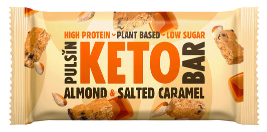 Pulsin Keto Bar - Almond & Salted Caramel 50g