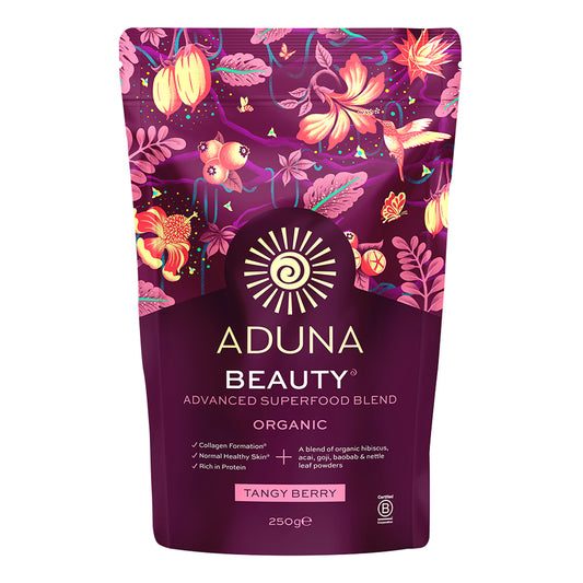 Aduna Beauty Advanced Superfood Blend – Tangy Berry (250g)