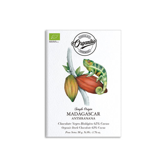 Organiko Madagascar - Dark chocolate 65% cocoa 50g