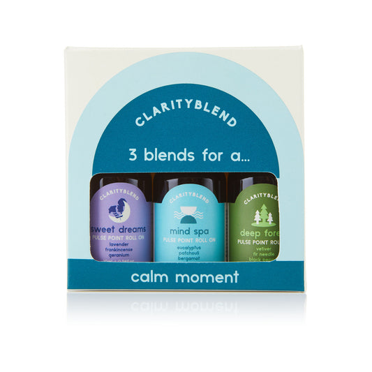 Clarity Blend Aromatherapy Calm Moment Pulse Point Roller Collection 30ml