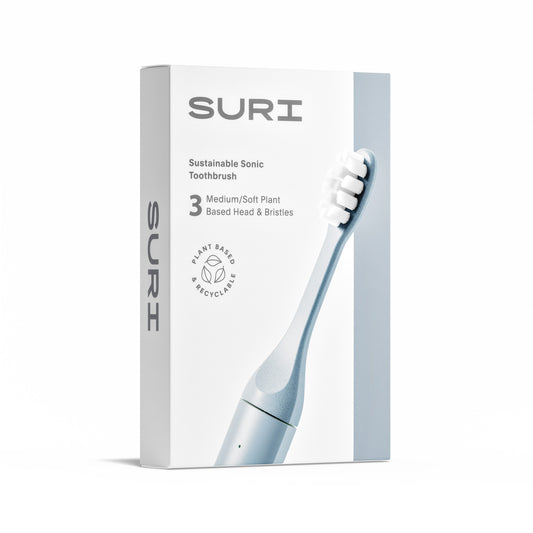 SURI Replacement Toothbrush Heads Morning Waves 3 heads