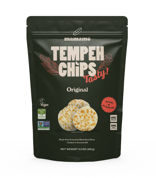 Mamame Tempeh Chips Original 100g