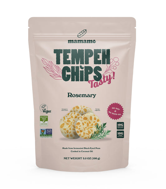 Mamame Tempeh Chips Rosemary 100g