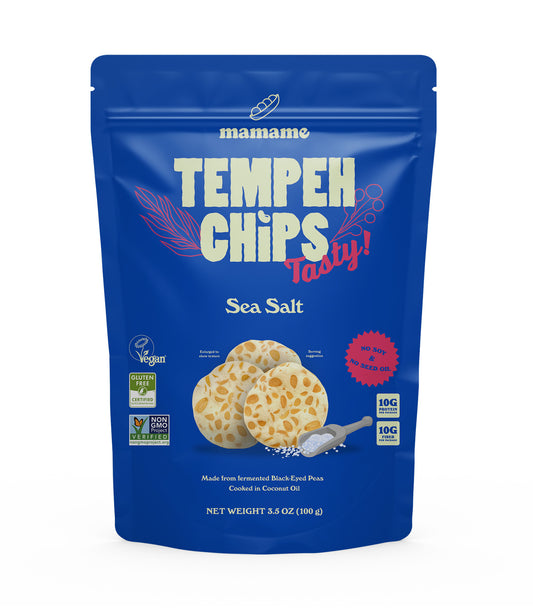 Mamame Tempeh Chips Sea Salt 100g