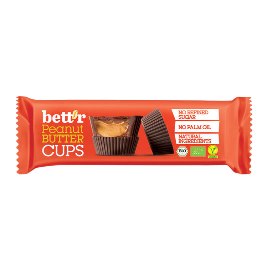 Bett’r Nut Butter Cups with Peanut Cream 39g