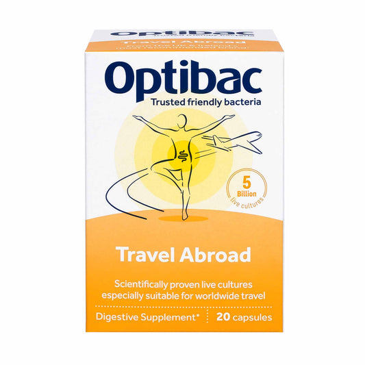 Optibac Travel Abroad 20 Capsules