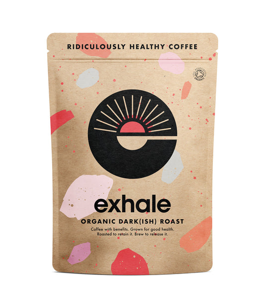 Exhale Coffee Organic Dark(ish) Roast - Wholebean 450g