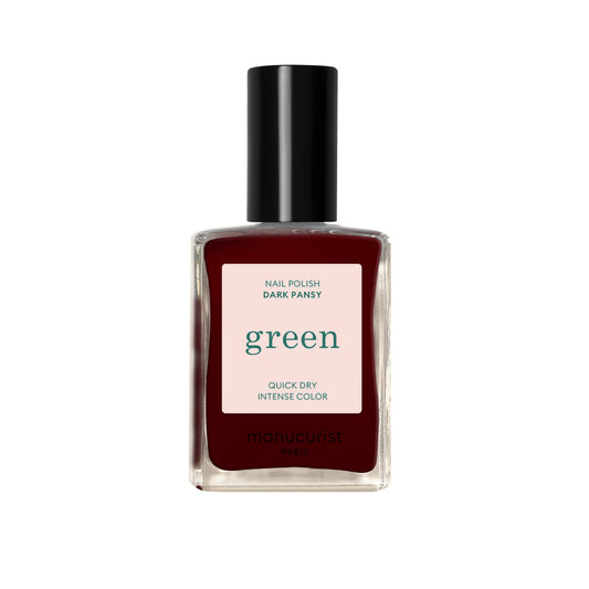 MANUCURIST Green Nail Polish Dark Pansy 15ml