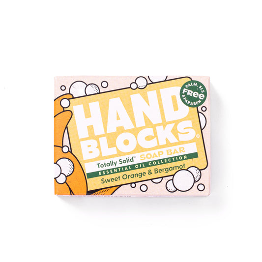 Hand Blocks Soap Bar - Sweet Orange & Bergamot 100g