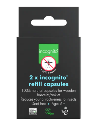 Incognito Refill Capsules for Lightweight Insect Repellent Bracelet each