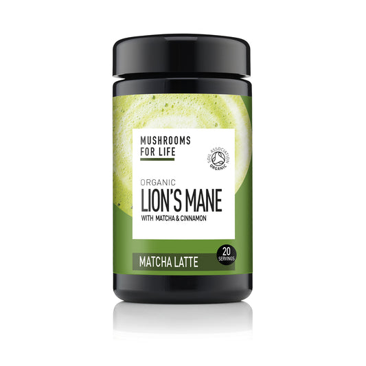 Mushrooms For Life Organic Lion’s Mane Matcha Latte