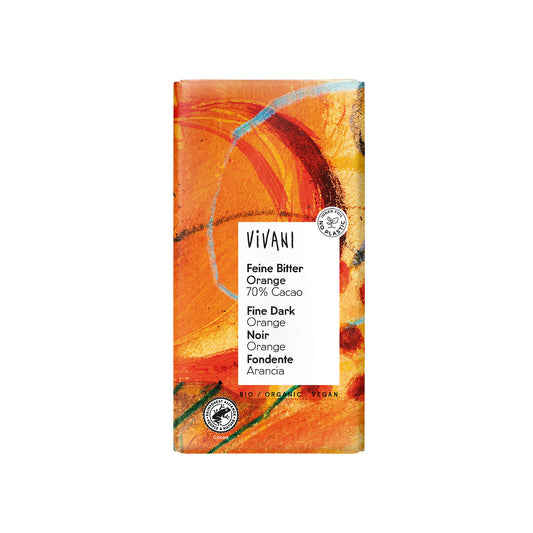 Vivani Dark Orange Chocolate 100g