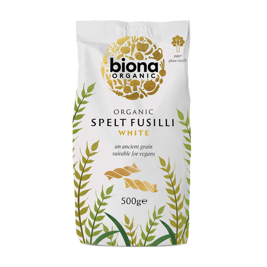 Biona Organic White Spelt Fusillii 500g