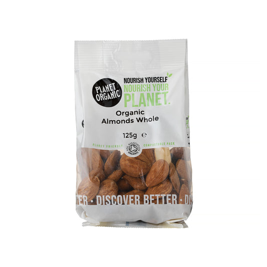 Planet Organic Almonds Whole 125g