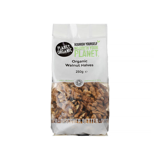 Planet Organic Walnut Halves 250g