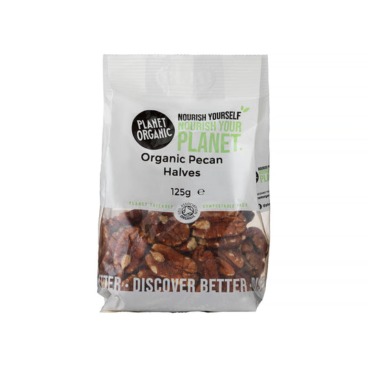 Planet Organic Pecan Halves 125g