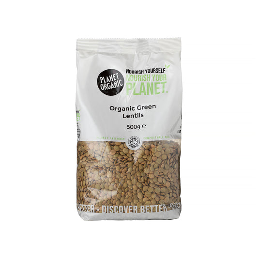 Planet Organic Green Lentils 500g