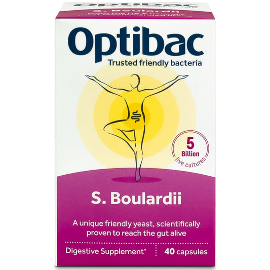 Optibac Saccharomyces boulardii 40 Capsules