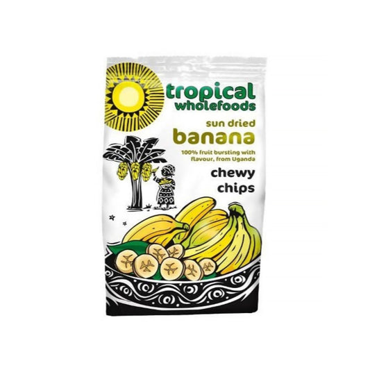 Tropical Wholefoods Chewy Banana Chips 150g