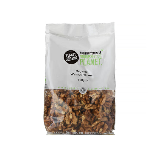 Planet Organic Walnut Halves 500g