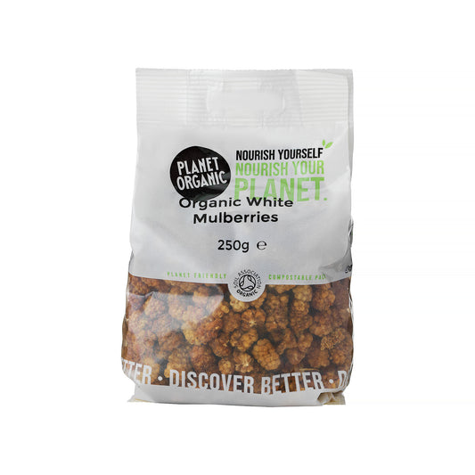 Planet Organic White Mulberries 250g