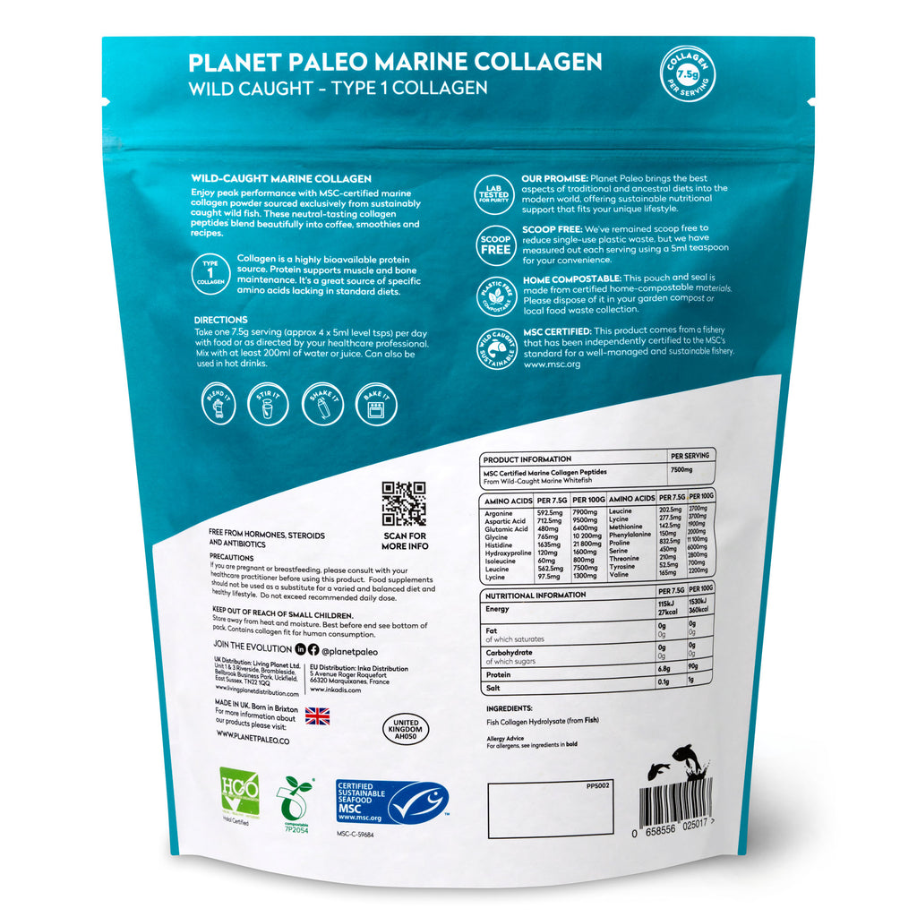 Planet Paleo Marine Collagen 450g