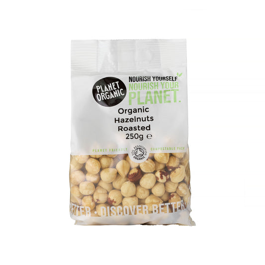 Planet Organic Roasted Hazelnuts 250g