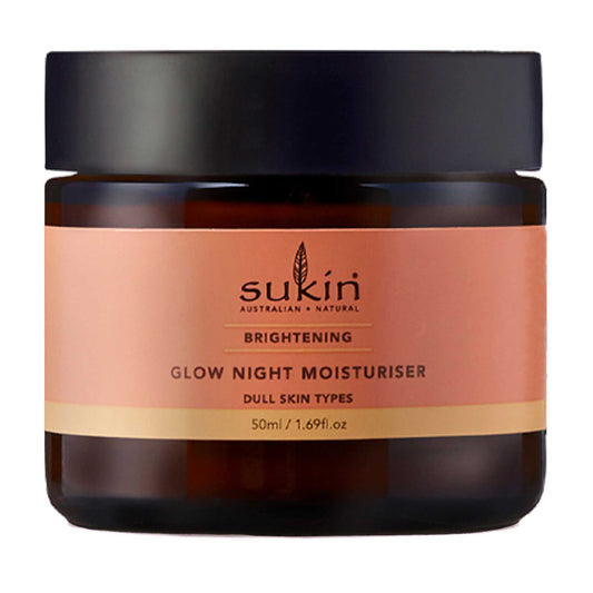 Sukin Brightening glow night mosturiser 50ml